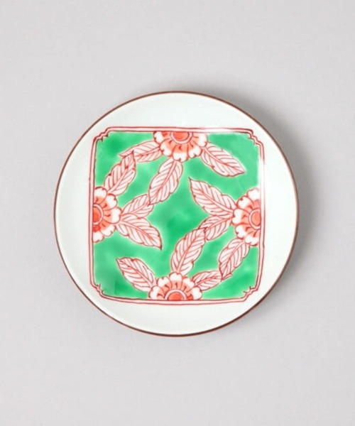 丸皿 色絵四方富士花紋 / 与山窯（食器）｜TODAY'S SPECIAL（トゥデイ