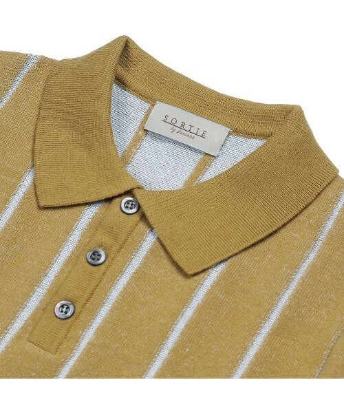 sortie(ソルティ)の「Reverse Combination Polo Knit (Mustard)(ニット/セーター・メンズ・その他・X-LARGE/MEDIUM/LARGE)」の3枚目の写真