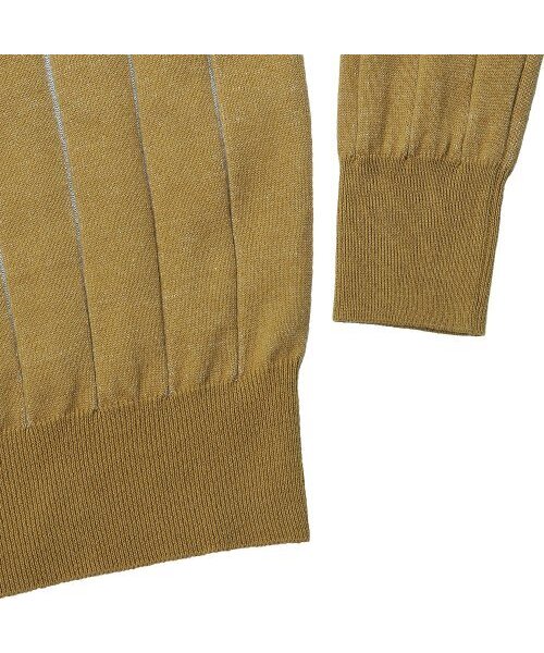 sortie(ソルティ)の「Reverse Combination Polo Knit (Mustard)(ニット/セーター・メンズ・その他・X-LARGE/MEDIUM/LARGE)」の6枚目の写真