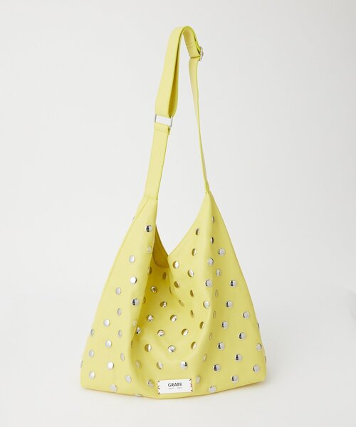 GRAIN(グレイン)の「【WEB限定】【GRAIN/グレイン】スタッズショルダートートバッグ(トートバッグ・レディース・ブラック/アイボリー/イエロー・FREE)」の20枚目の写真