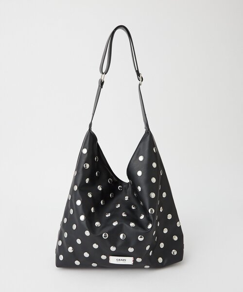 GRAIN(グレイン)の「【WEB限定】【GRAIN/グレイン】スタッズショルダートートバッグ(トートバッグ・レディース・ブラック/アイボリー/イエロー・FREE)」の22枚目の写真