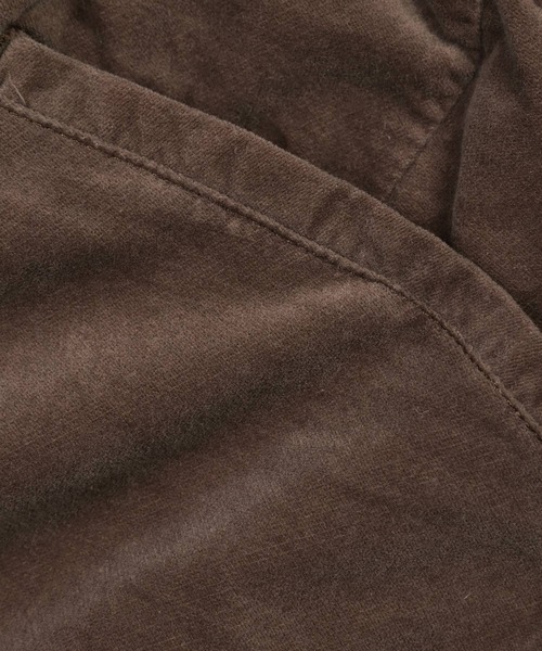 The DUFFER of ST.GEORGE(ザダファーオブセントジョージ)の「MOLESKIN EASY WIDE PANTS:モールスキン ワンタック イージーワイドパンツ(その他パンツ・メンズ・チャコールグレー/ブラウン・X-LARGE/LARGE/MEDIUM/SMALL)」の6枚目の写真