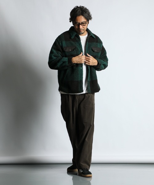 The DUFFER of ST.GEORGE(ザダファーオブセントジョージ)の「MOLESKIN EASY WIDE PANTS:モールスキン ワンタック イージーワイドパンツ(その他パンツ・メンズ・チャコールグレー/ブラウン・X-LARGE/LARGE/MEDIUM/SMALL)」の10枚目の写真