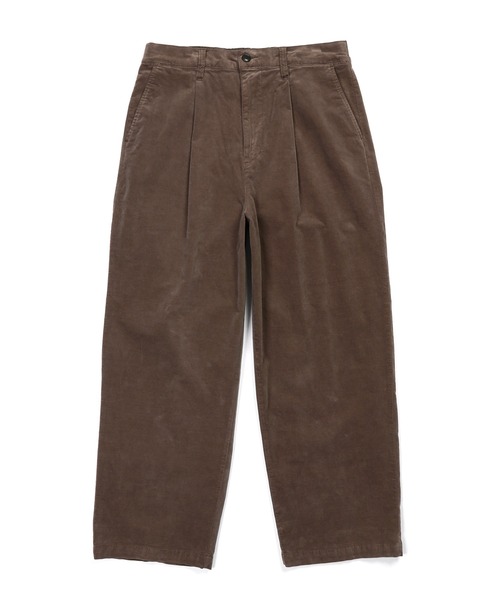 The DUFFER of ST.GEORGE(ザダファーオブセントジョージ)の「MOLESKIN EASY WIDE PANTS:モールスキン ワンタック イージーワイドパンツ(その他パンツ・メンズ・チャコールグレー/ブラウン・X-LARGE/LARGE/MEDIUM/SMALL)」の8枚目の写真