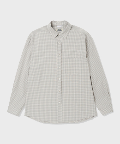 JUAN HOMME（ジュアンオム）の「ルーズドチェックシャツ（セージグレー）（シャツ/ブラウス・メンズ・その他・MEDIUM/LARGE）」の2枚目の写真