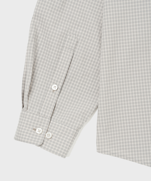 JUAN HOMME（ジュアンオム）の「ルーズドチェックシャツ（セージグレー）（シャツ/ブラウス・メンズ・その他・MEDIUM/LARGE）」の4枚目の写真
