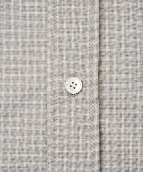 JUAN HOMME（ジュアンオム）の「ルーズドチェックシャツ（セージグレー）（シャツ/ブラウス・メンズ・その他・MEDIUM/LARGE）」の5枚目の写真