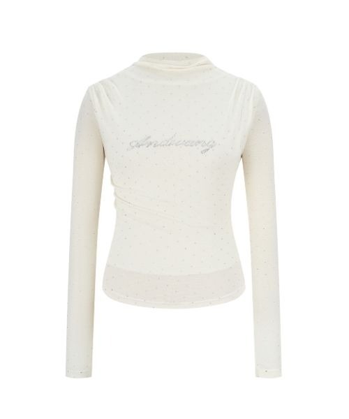 AND bijou high neck tops（Tシャツ/カットソー）｜andwang