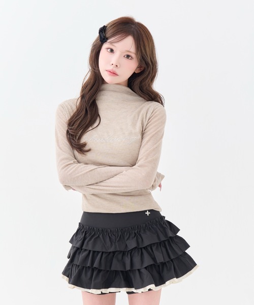 AND bijou high neck tops（Tシャツ/カットソー）｜andwang