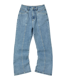 W BOOTSCUT PANTS [SKY BLUE]