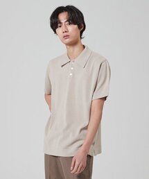 1/2 SUMMER COLLAR KNIT_SAND BEIGE