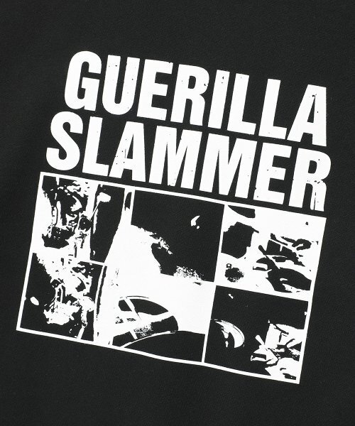 Cavish(カビシ)の「GUERILLA SLAMMERS RAGLAN SWEATSHIRT BLACK(CV2DFUM445A)(スウェット・レディース・ブラック・LARGE/MEDIUM/SMALL/X-LARGE)」の4枚目の写真