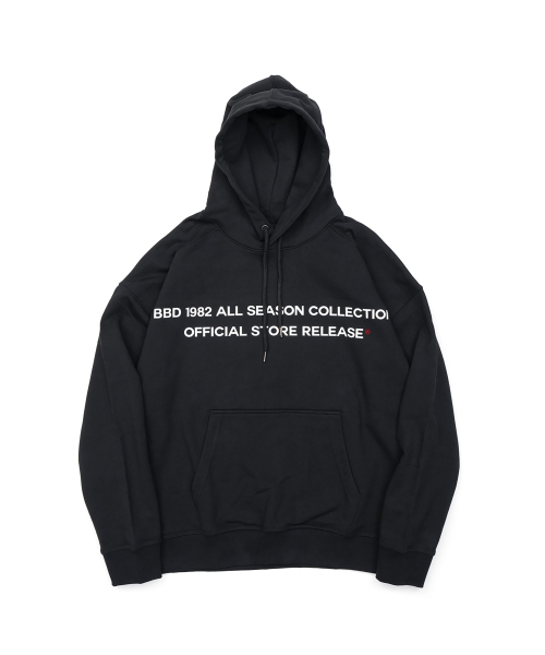 BLACK BLOND（ブラック ブロンド）の「ビビディ 1982 ノーシンパシーフードパーカー (ブラック)（パーカー・レディース・その他・LARGE/MEDIUM/X-LARGE）」の2枚目の写真