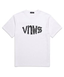 VNWS DOODLE オーバーサイズ 半袖Tシャツ (VS0095) ホワイト