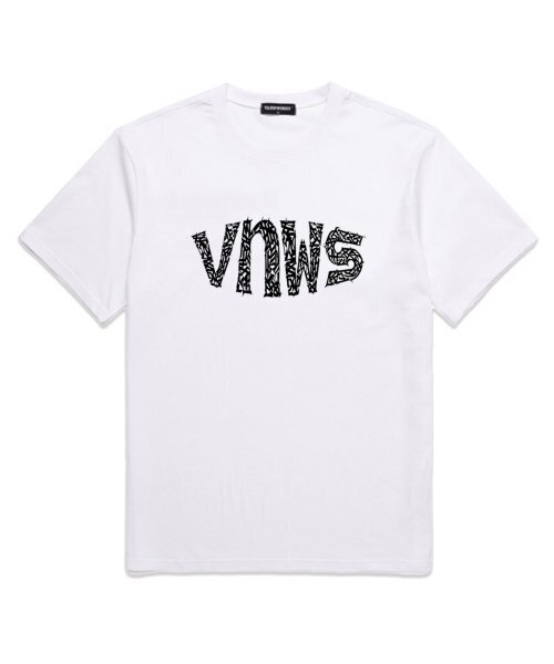 VANNWORKS(バンワークス)の「VNWS DOODLE オーバーサイズ 半袖Tシャツ (VS0095) ホワイト(Tシャツ/カットソー・レディース・その他・LARGE/MEDIUM/SMALL/X-LARGE/XX-LARGE)」の1枚目の写真