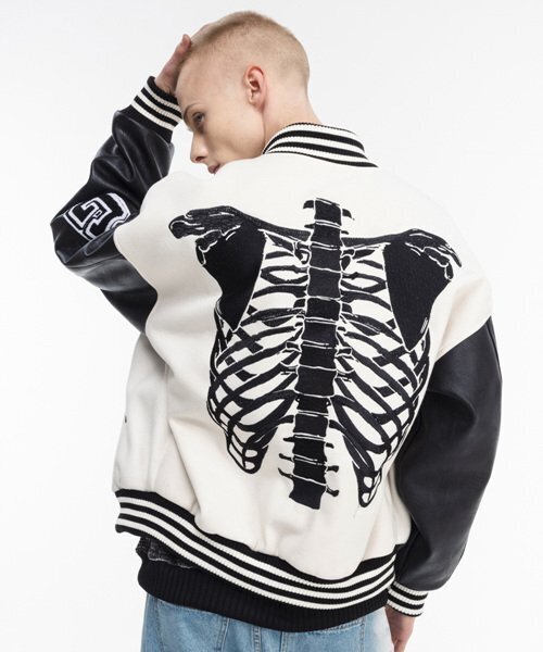 THE GREATEST(ザ グレイテスト)の「Skeleton Stadium Jacket(スタジャン・メンズ・その他・FREE)」の2枚目の写真
