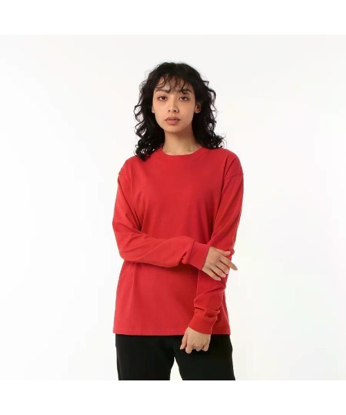 GOAT(ゴート)の「GOAT / LONG SLEEVE TEE 7oz(Tシャツ/カットソー・メンズ・ブラック/アーミー/ホワイト/レッド/シルバーグレー/ヘザーグレー/アッシュ/ネイビー/ダークグレー・XS/XL/S/M/L)」の9枚目の写真