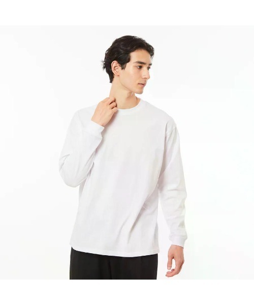 GOAT(ゴート)の「GOAT / LONG SLEEVE TEE 7oz(Tシャツ/カットソー・メンズ・ブラック/アーミー/ホワイト/レッド/シルバーグレー/ヘザーグレー/アッシュ/ネイビー/ダークグレー・XS/XL/S/M/L)」の10枚目の写真