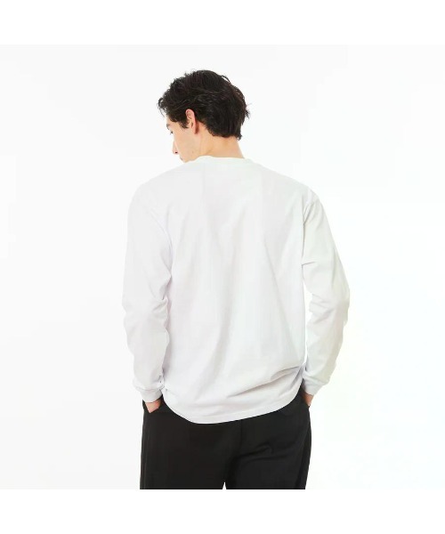 GOAT(ゴート)の「GOAT / LONG SLEEVE TEE 7oz(Tシャツ/カットソー・メンズ・ブラック/アーミー/ホワイト/レッド/シルバーグレー/ヘザーグレー/アッシュ/ネイビー/ダークグレー・XS/XL/S/M/L)」の11枚目の写真