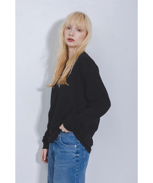 GOAT(ゴート)の「GOAT / LONG SLEEVE TEE 7oz(Tシャツ/カットソー・メンズ・ブラック/アーミー/ホワイト/レッド/シルバーグレー/ヘザーグレー/アッシュ/ネイビー/ダークグレー・XS/XL/S/M/L)」の19枚目の写真