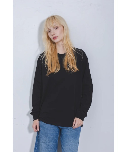 GOAT(ゴート)の「GOAT / LONG SLEEVE TEE 7oz(Tシャツ/カットソー・メンズ・ブラック/アーミー/ホワイト/レッド/シルバーグレー/ヘザーグレー/アッシュ/ネイビー/ダークグレー・XS/XL/S/M/L)」の20枚目の写真