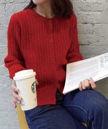 CORNERS（コーナーズ）の「ケーブルニットカーディガン（カーディガン/ボレロ）」