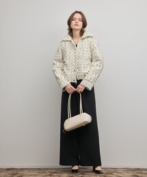 GRACE CONTINENTAL | ツイードダウンジャケット(ダウンジャケット/コート)