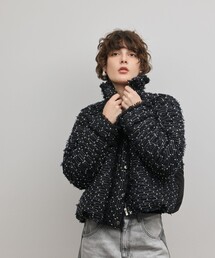 GRACE CONTINENTAL（グレースコンチネンタル）の「ツイードダウンジャケット（ダウンジャケット/コート）」