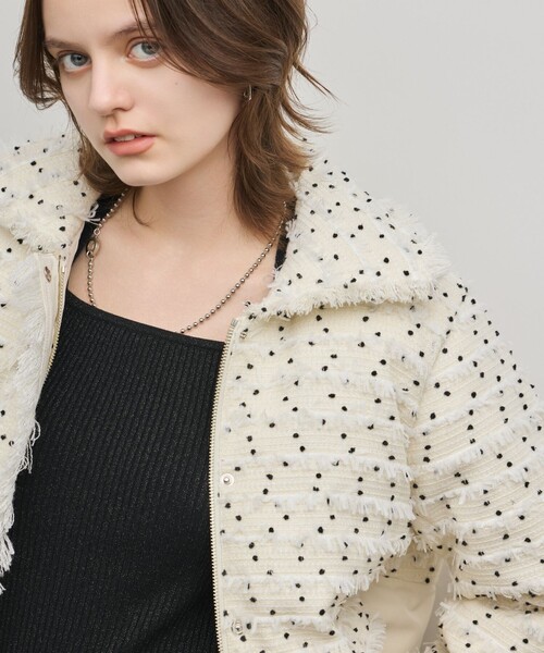 ツイードダウンジャケット（ダウンジャケット/コート）｜GRACE