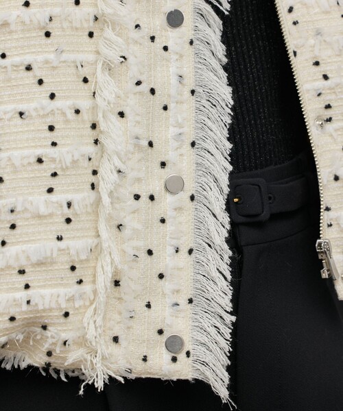 GRACE CONTINENTAL（グレースコンチネンタル）の「ツイードダウンジャケット（ダウンジャケット/コート・レディース・キナリ/ブラック・36/38）」の11枚目の写真