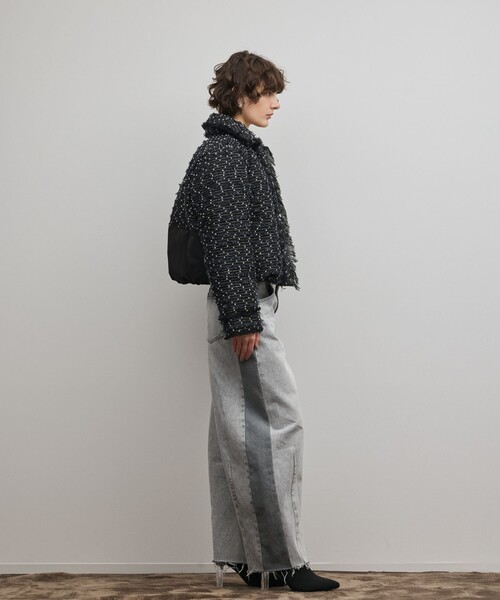 GRACE CONTINENTAL（グレースコンチネンタル）の「ツイードダウンジャケット（ダウンジャケット/コート・レディース・キナリ/ブラック・36/38）」の17枚目の写真