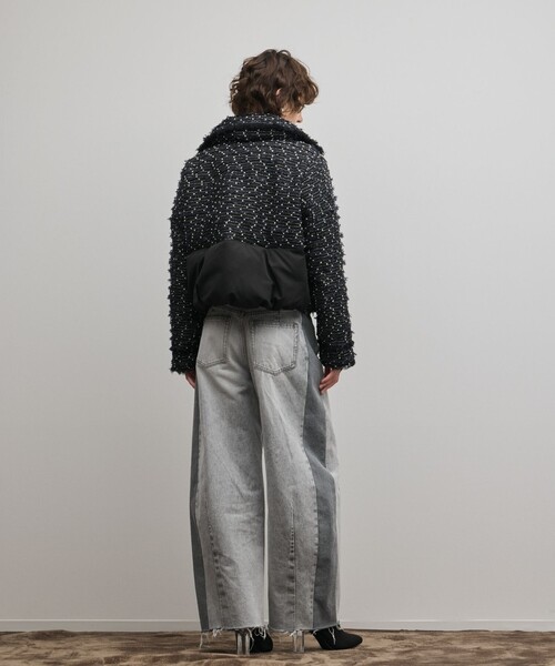 GRACE CONTINENTAL（グレースコンチネンタル）の「ツイードダウンジャケット（ダウンジャケット/コート・レディース・キナリ/ブラック・36/38）」の18枚目の写真