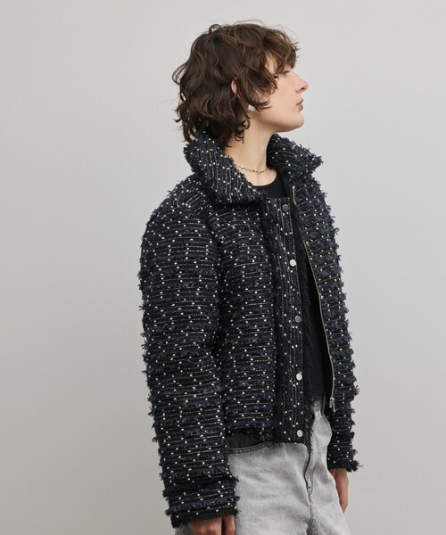 GRACE CONTINENTAL（グレースコンチネンタル）の「ツイードダウンジャケット（ダウンジャケット/コート・レディース・キナリ/ブラック・36/38）」の21枚目の写真