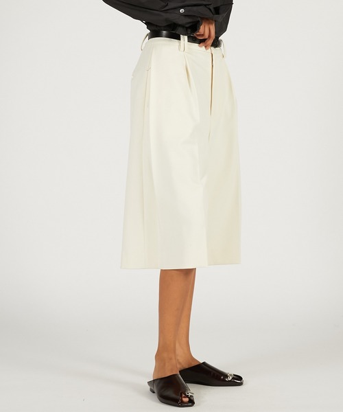 PRANK PROJECT（プランクプロジェクト）の「【2026Spring Pre-Order】ベルテッドハーフパンツ / Belted Half Pants（その他パンツ・レディース・チャコールグレー/モカ/ホワイト・36/38）」の10枚目の写真