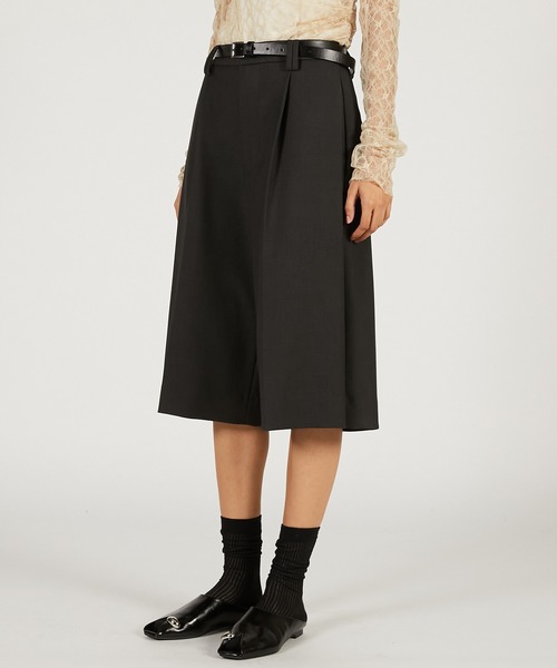 PRANK PROJECT（プランクプロジェクト）の「【2026Spring Pre-Order】ベルテッドハーフパンツ / Belted Half Pants（その他パンツ・レディース・チャコールグレー/モカ/ホワイト・36/38）」の12枚目の写真