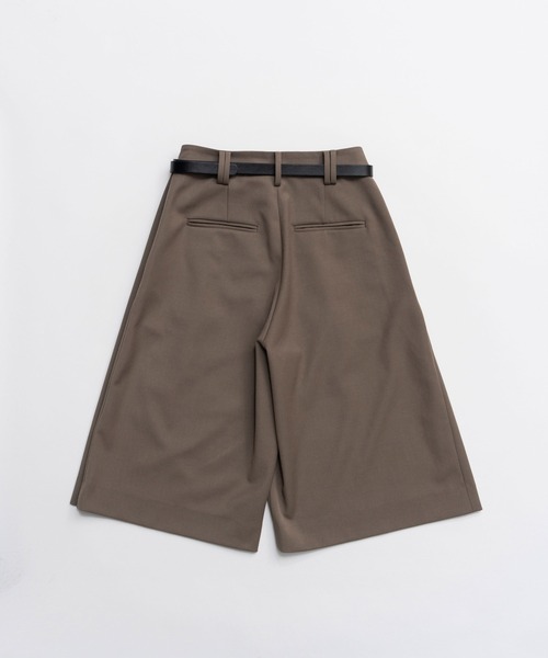 PRANK PROJECT（プランクプロジェクト）の「【2026Spring Pre-Order】ベルテッドハーフパンツ / Belted Half Pants（その他パンツ・レディース・チャコールグレー/モカ/ホワイト・36/38）」の22枚目の写真