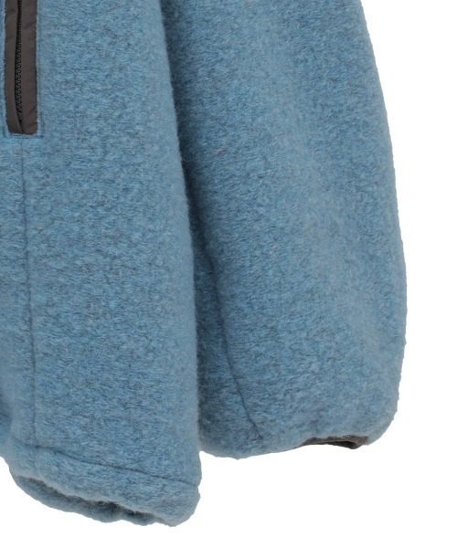 CLANE/クラネ】SLIVER HALF ZIP TOPS/ハーフジップトップス（Tシャツ