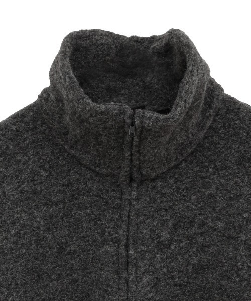 CLANE/クラネ】SLIVER HALF ZIP TOPS/ハーフジップトップス（Tシャツ