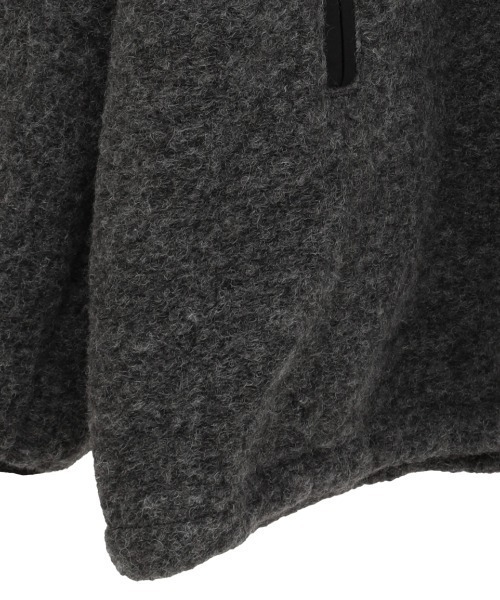 CLANE（クラネ）の「【CLANE/クラネ】SLIVER HALF ZIP TOPS/ハーフジップトップス（Tシャツ/カットソー・レディース・グレー/ブルー・1）」の14枚目の写真