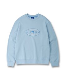 DOLPHIN WAVE APPAREL（ドルフィンウェーブアパレル）の「オーバルドルフィンスウェットライトブルー（スウェット）」