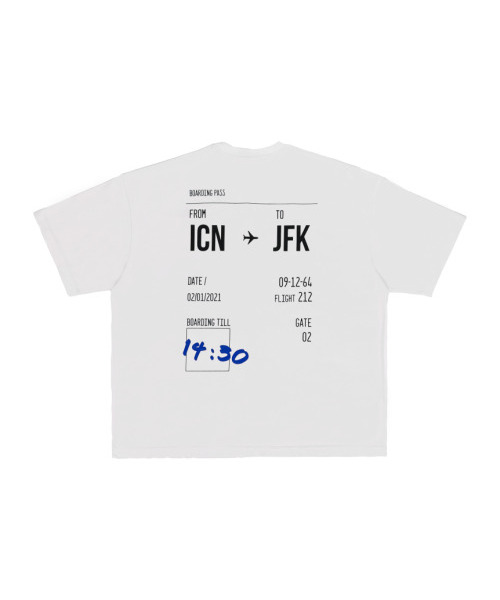 GET IT ON（ゲットイットオン）の「トラベルオーバーサイズ半袖Tシャツ_Action(行動)（Tシャツ/カットソー・レディース・ホワイト・FREE）」の4枚目の写真