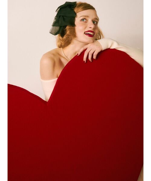 RESEXXY（リゼクシー）の「シアービックリボンバレッタ（バレッタ/ヘアクリップ・レディース・ブラック/アイボリー/ベージュ・FREE）」の9枚目の写真