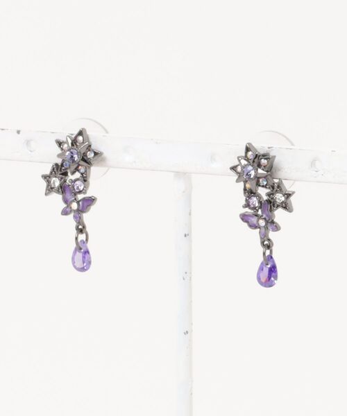 ANNA SUI(アナスイ)の「メタルスター ピアス(ピアス(両耳用)・レディース・ブルー/パープル・FREE)」の7枚目の写真