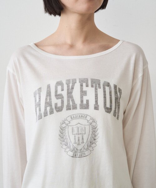 LOUNGEDRESS(ラウンジドレス)の「シアーカレッジロンT(Tシャツ/カットソー・レディース・オフホワイト・FREE)」の14枚目の写真