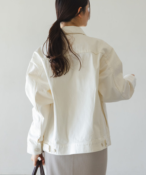 NEEDBY heritage(ニードバイヘリテージ)の「《NOBLE別注カラー》NEED by heritage/ニードバイ ヘリテージ JOHN(デニムジャケット・レディース・ホワイト/ブルー・X-SMALL/MEDIUM)」の16枚目の写真