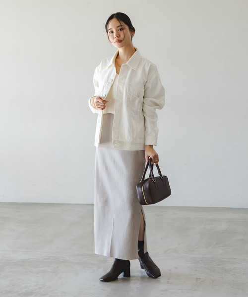 NEEDBY heritage(ニードバイヘリテージ)の「《NOBLE別注カラー》NEED by heritage/ニードバイ ヘリテージ JOHN(デニムジャケット・レディース・ホワイト/ブルー・X-SMALL/MEDIUM)」の17枚目の写真