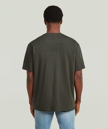 G-STAR | Rib Insert Relaxed T-Shirt/バックリブデザインリラックスオーバーサイズTシャツ(Tシャツ/カットソー)