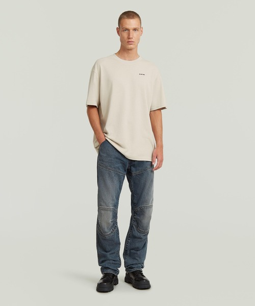 G-STAR(ジースター)の「Rib Insert Relaxed T-Shirt/バックリブデザインリラックスオーバーサイズTシャツ(Tシャツ/カットソー・メンズ・ホワイト系その他/ダークブラック/グレー系その他・X-LARGE/LARGE/MEDIUM/SMALL/X-SMALL)」の5枚目の写真