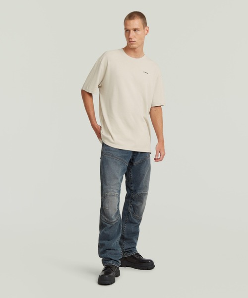 G-STAR(ジースター)の「Rib Insert Relaxed T-Shirt/バックリブデザインリラックスオーバーサイズTシャツ(Tシャツ/カットソー・メンズ・ホワイト系その他/ダークブラック/グレー系その他・X-LARGE/LARGE/MEDIUM/SMALL/X-SMALL)」の6枚目の写真