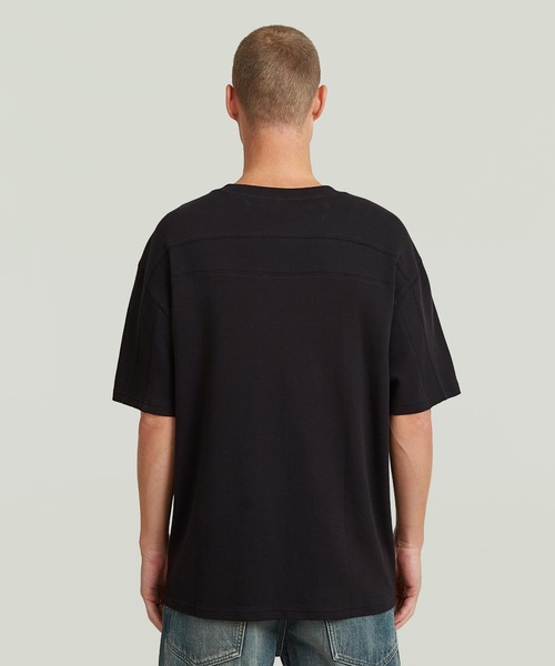 G-STAR(ジースター)の「Rib Insert Relaxed T-Shirt/バックリブデザインリラックスオーバーサイズTシャツ(Tシャツ/カットソー・メンズ・ホワイト系その他/ダークブラック/グレー系その他・X-LARGE/LARGE/MEDIUM/SMALL/X-SMALL)」の10枚目の写真